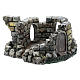 Nativity scene setting, castle ruins Moranduzzo in resin for 4-6 cm statues s2