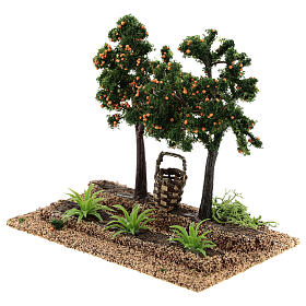 Frutteto arance 15x15x10 cm presepi 6-8 cm