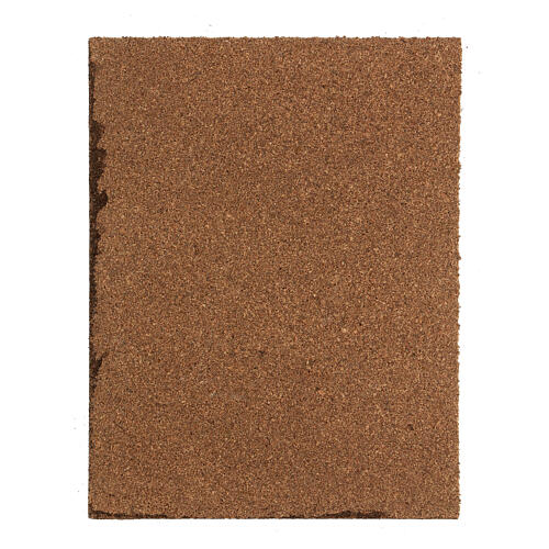 Bodenplatte aus Kork, Pflasterstein-Imitat, Grautöne, Krippenzubehör, 35x25x1 cm 3