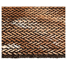 Panel korek do szopki cegły w jodełkę 35x25x1 cm