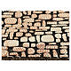White paved cork panel for nativity scene 35x25 cm s2