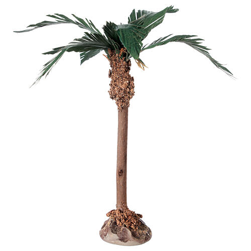 Miniature palm tree with wood trunk 15 cm 1