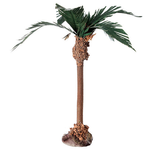 Miniature palm tree with wood trunk 15 cm 3