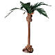 Miniature palm tree with wood trunk 15 cm s3