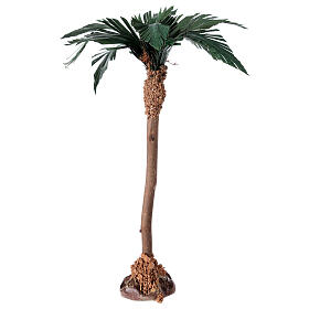 Palm tree figurine wooden trunk 20 cm