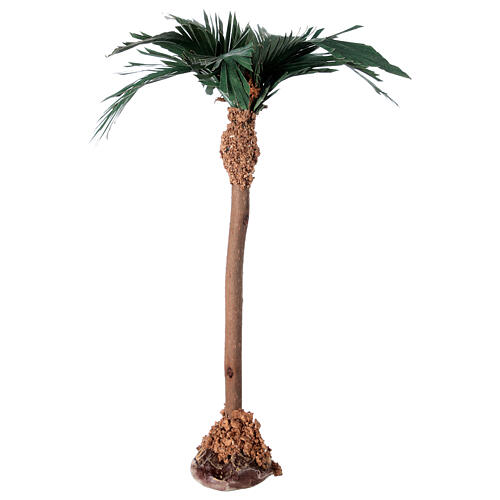 Palm tree figurine wooden trunk 20 cm 1
