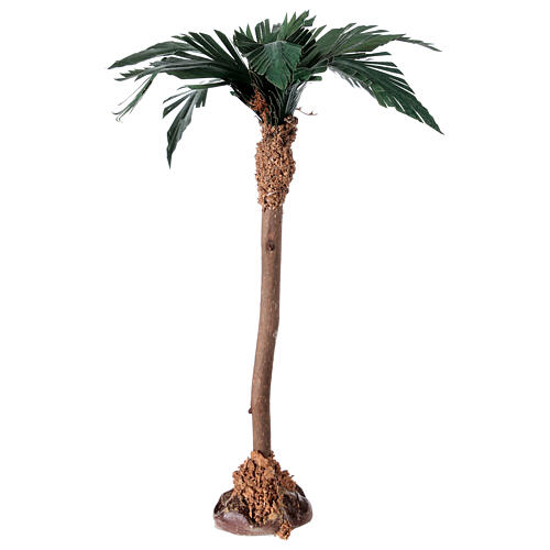 Palm tree figurine wooden trunk 20 cm 2