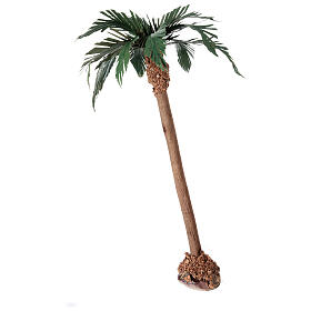 Miniature palm tree with wooden trunk 25 cm