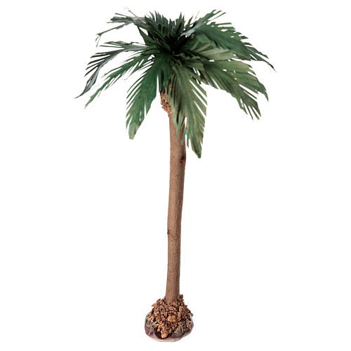 Miniature palm tree with wooden trunk 25 cm 1