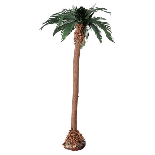 Miniature palm tree with wooden trunk 25 cm 3
