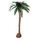 Miniature palm tree with wooden trunk 25 cm s1