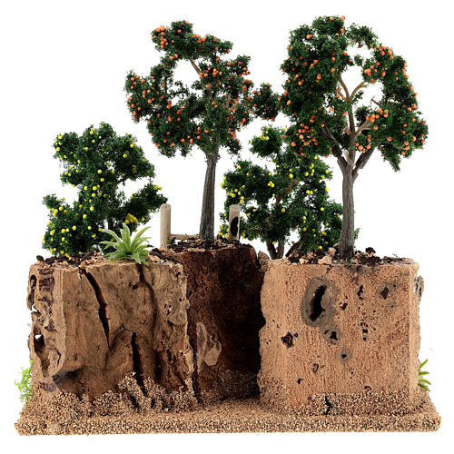 Miniature citrus grove 20x15x20 cm 4