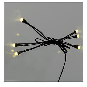Guirlande 5 points lumineux LED oranges 3,5V