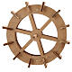 Water mill wheel in wood 10 cm s1