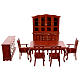 Dining room set 9 items for Nativity Scene with 12-14 cm figurines s1