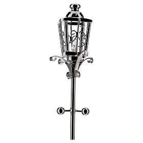 Poste de luz 17 cm para presépio com figuras altura média 12 cm