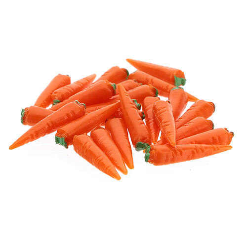 Set of 24 carrots for Nativity Scene with 6-8 cm figurines 1