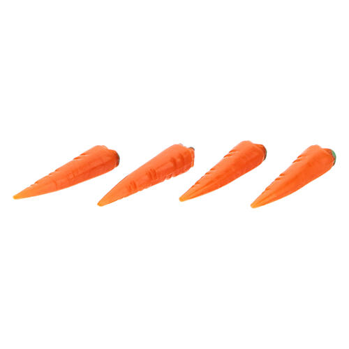Set of 24 carrots for Nativity Scene with 6-8 cm figurines 2