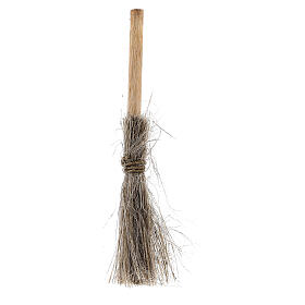 Straw broom 8 cm for Nativity scenes 10-12 cm