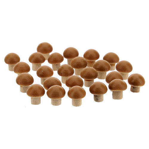 Set of 24 mushrooms for Nativity Scene with 8 cm figurines 1