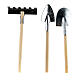 Set of 3 garden tools for Nativity Scene with 10 cm figurines s1