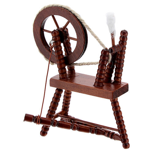 Máquina hiladora lana caoba belén 10 cm 2
