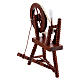 Mahogany spinning wheel for Nativity Scene with 10 cm figurines s5