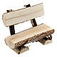 Tree trunk bench for Nativity Scene with 8 cm figurines s3