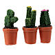 Vasos de flores em miniatura para presépio com figuras altura média 8 cm, modelos surtidos s2