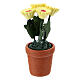 Vase gemischte, bunte Blumen 4x2 cm, für 10 cm Krippen s2