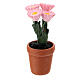 Vase gemischte, bunte Blumen 4x2 cm, für 10 cm Krippen s3