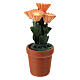 Vase fleurs mixtes colorées 4x2 cm crèche 10 cm s8