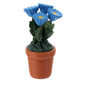 Vaso de flores em miniatura 4x2 cm para presépio com figuras altura média 10 cm, modelos surtidos