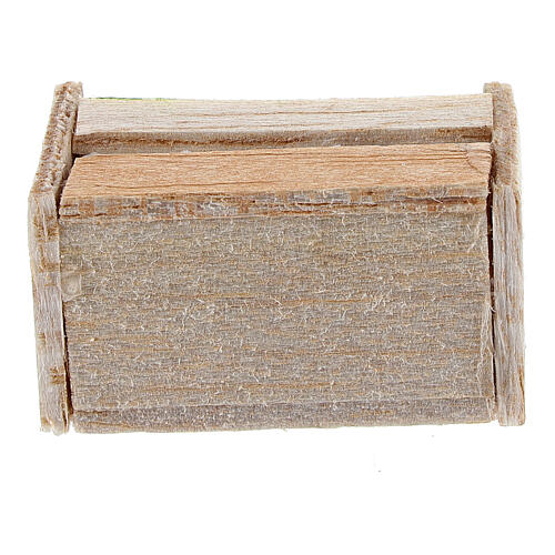 Cajitas verdura y hortalizas 12 piezas 2x2,5x2 cm belenes 8 cm 7