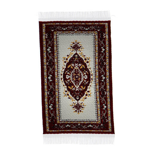 Teppich, sortiert, verschiedene Muster, 8x5 cm, geeignet für 10-16 cm Krippe, Krippenzubehör 5