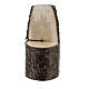 Stuhl Hocker Rückenlehne Baumstamm, Höhe 5 cm, für 8 cm Krippen s1