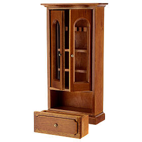 Credenza legno 15x10x5 cm presepe 12 cm
