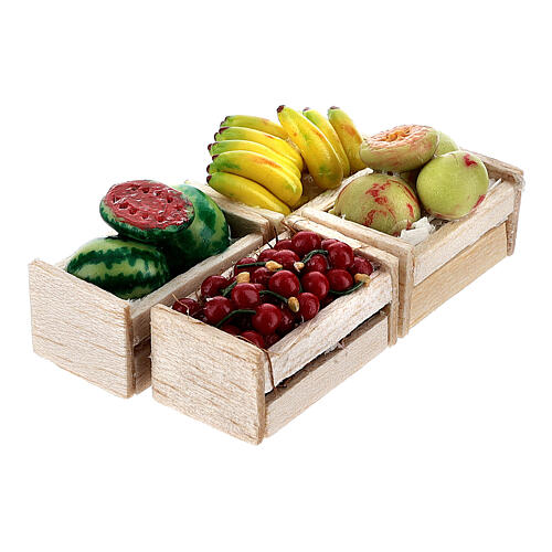 Boxes of fruits set of 12 for Nativity Scene 4