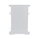 Cómoda miniatura madeira branca 6x4x3 cm para presépio com figuras altura média 12-14 cm s4