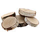 Ścięte kręgi drewniane do szopki średnica 6-8 cm s1
