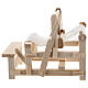 Wood loom 10x10x5 cm for Nativity Scene with 12-14 cm figurines s3