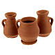 Mixed amphorae terracotta DIY Nativity scene for Nativity 8-10 cm - pack 10 pcs s3