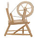 Pale wood spinning wheel for Nativity Scene with 12 cm figurines s1