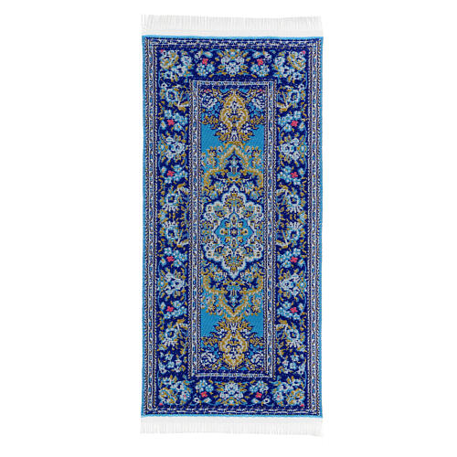 Teppich mit ornamentalem Muster, sortiert, 13x10 cm, geeignet für 14-20 cm Krippe, Krippenzubehör 6