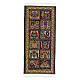 Teppich mit ornamentalem Muster, sortiert, 13x10 cm, geeignet für 14-20 cm Krippe, Krippenzubehör s3