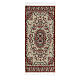 Teppich mit ornamentalem Muster, sortiert, 13x10 cm, geeignet für 14-20 cm Krippe, Krippenzubehör s5