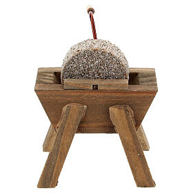 Miniature tools: Sharpener h 7 cm for Nativity Scene with 10 cm figurines