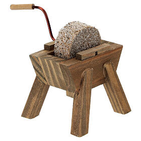 Miniature tools: Sharpener h 7 cm for Nativity Scene with 10 cm figurines