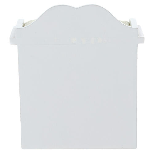Trocador em miniatura branco para presépio com figuras altura média 12-14 cm 4