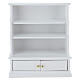 Étagère bois blanc crèche 10 cm s1